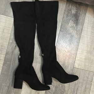 Aldo black knee high boots